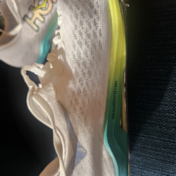 Hoka White and Teal Athletic Shoes - Picture 11 of 12